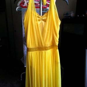 Yellow One Piece Dance Dress